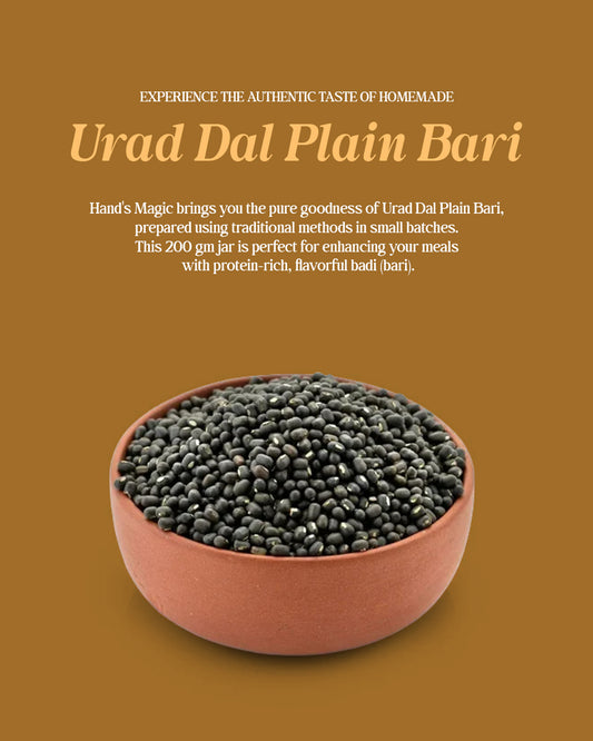 Hand's Magic Urad Dal Plain Bari (200 gm)