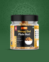 Premium Hand's Magic Moong Dal Plain Bari – Light, Nutritious & Flavorful (200g)