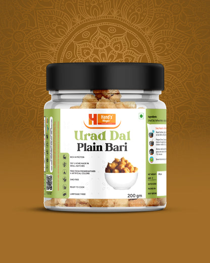 Hand's Magic Urad Dal Plain Bari (200 gm)