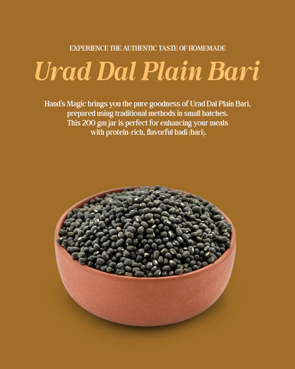 Hand's Magic Urad Dal Plain Bari (200 gm)